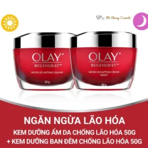 Bộ Đôi Kem Dưỡng Da Olay Chống Lão Hóa Ngày & Đêm 50g