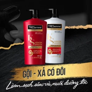 Bộ Gội Xả Tresemme Keratin Vào Nếp Suôn Mượt Chuẩn Salon