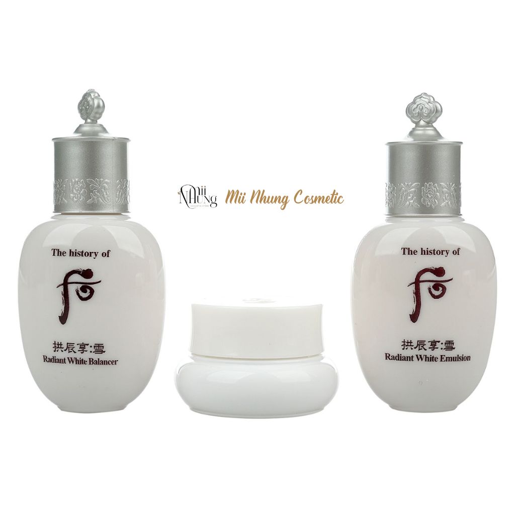 Combo 3 Sản Phẩm The History of WHOO – Dưỡng Sáng Da, Mờ Thâm Nám