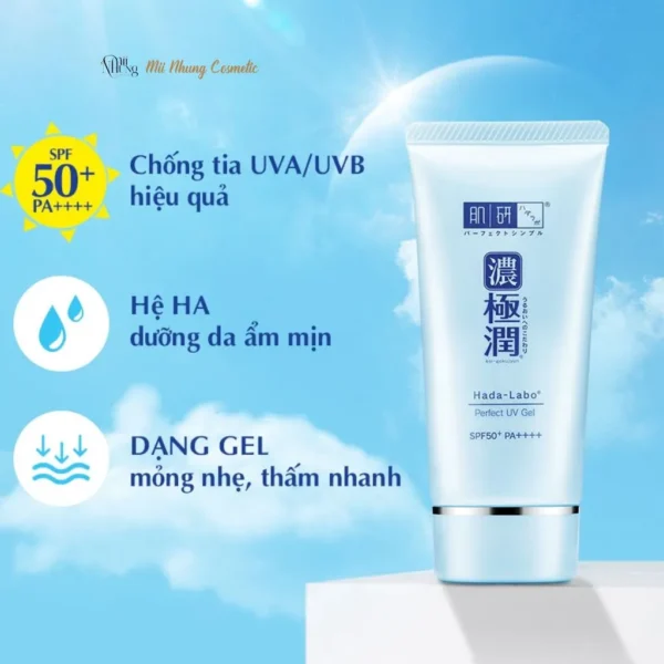 Kem Chống Nắng Hada Labo Dưỡng Ẩm Mịn Mượt Da 50g Dạng Gel