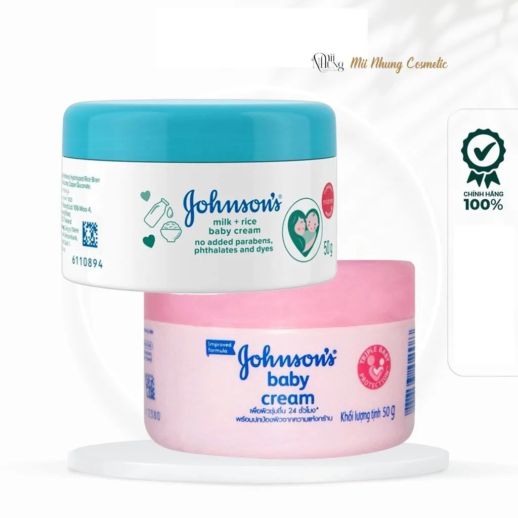 Sữa Dưỡng Thể Johnson’s Baby 50g Cho Người Lớn & Trẻ Nhỏ Giúp Dưỡng Ẩm Sâu