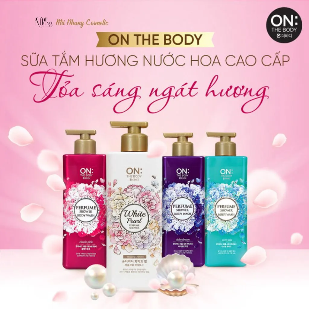 Sữa Tắm On: The Body Dưỡng Ẩm Hương Nước Hoa 500g